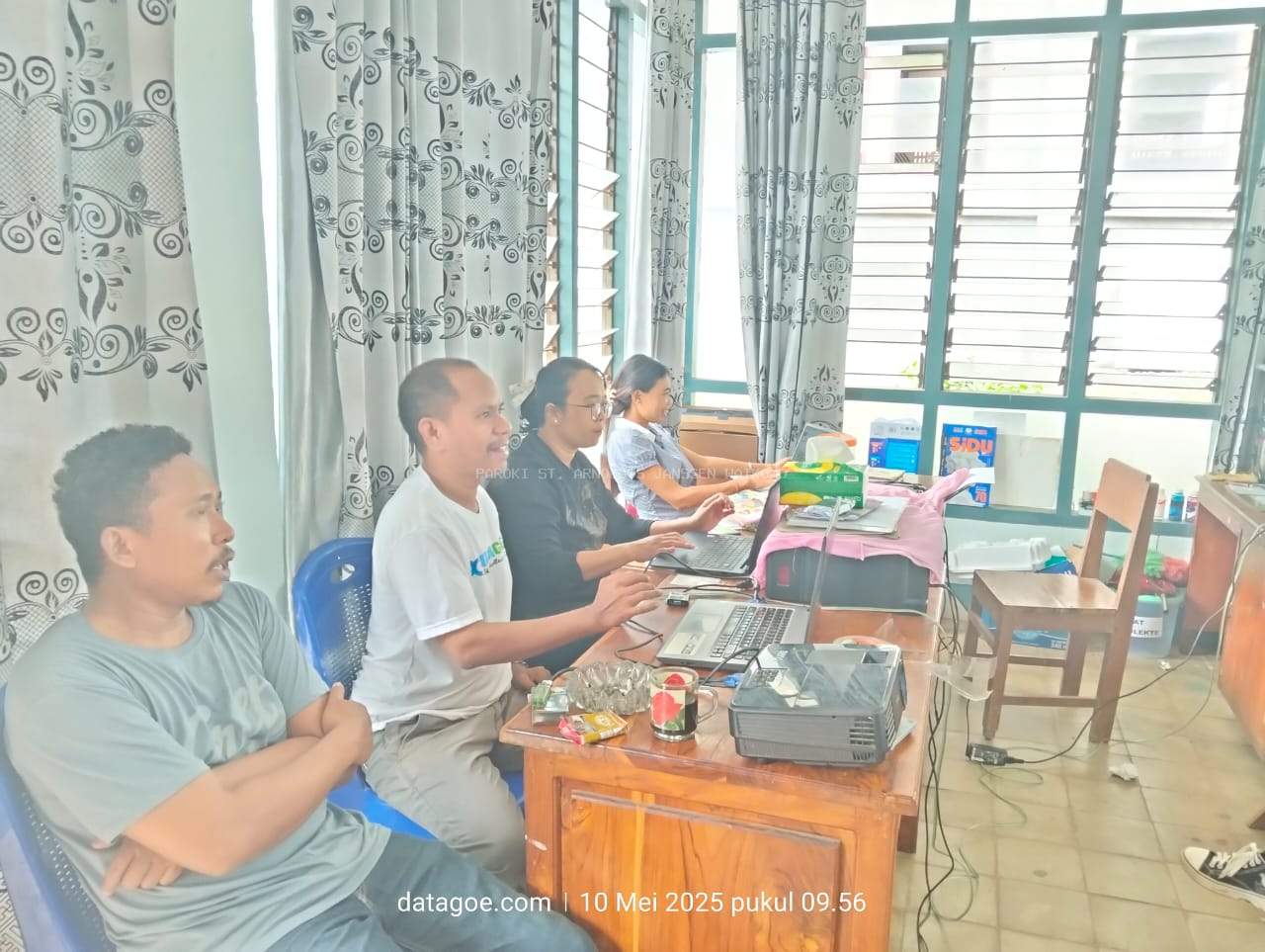 Optimalisasi Layanan Digital, Seksi Komsos Adakan Pelatihan Website Paroki